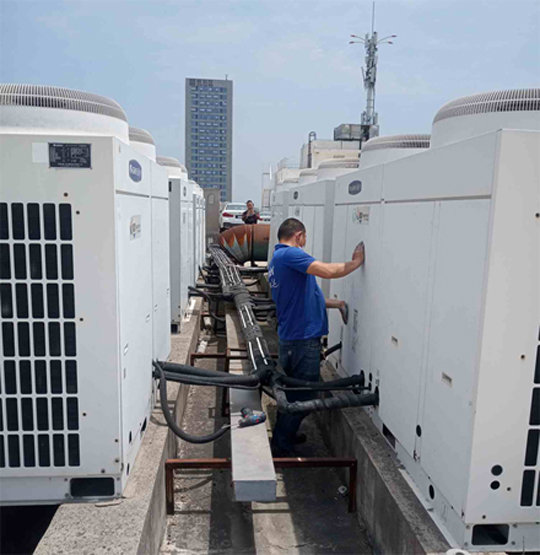 万荣中央空调制热和不制冷系统维修方法